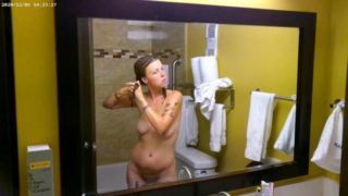 Shower Mirror show- Lavender Joy - touching myself for you