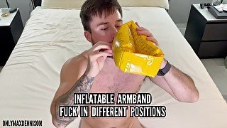 Inflatable armband Fuck in different positions