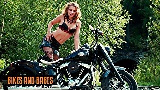 Roxy Rocka - bikes and babes tv sexy videos