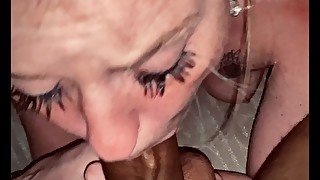 Slurping daddys bbc gets my pussy so wet