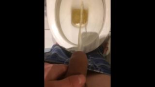 Scottish teen pissing