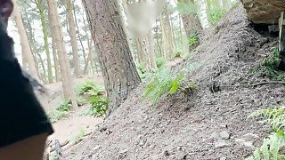  Teen Fucks And Sucks Strangers Cock In The Woods And Swallows His Cum