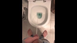 Long pissing at my friends house