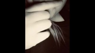 Finger sucking and gagging 