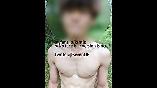 21-year-old Thi-kun also exposes himself outdoors and gives blowjobs to Kent's cock.