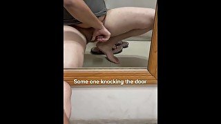 I got horny in public changing room and start doing mastrubation ( almost got caught )