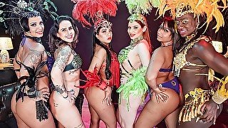 Real Carnaval groupsex samba party