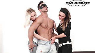 Maskurbate - Big Cocked Angelo Serviced By Babes