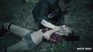 Khadisha Latina And Ronny Rosetti - Bdsm Story In The Forest With German Teen