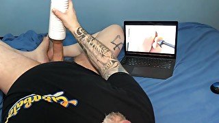 I got horny - Masturbating to another content creator using the Lovense Max 2