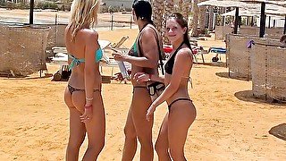 Egypt porn with hot bikini girls: Day 8 - Amateur holiday sex for breakfast