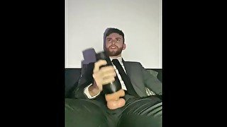 Smoking and Fleshlight Fucking in Suit (PART 2)