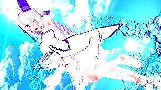 A DAY AT THE BEACH WITH EMILA 💦 RE:ZERO HENTAI