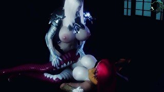 Futa Warrior captured a Lamia Tifa