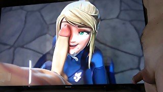 Zero Suit Samus Blows You HENTAI UNCENSORED OMG SO HOT By Seeadraa Ep 345