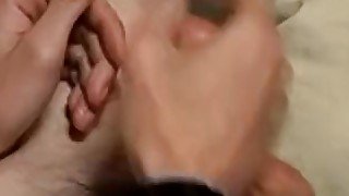 Straight smoker stroking hard in solo masturbation session