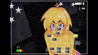 Five Nights At Anime #3 [chica nos enseña sus grandes tetas]