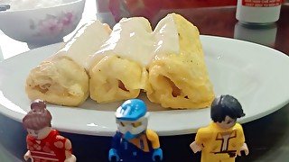 Vlog 54: Melting and unmelting cheese on a sausage omelet to impress your pregnant stepsister