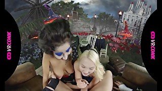 VRConk Hot Threesome With Alice In Wonderland VR Best Porn