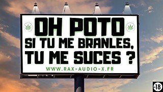 BRANLE ET SUCE TON POTE HETERO ! Audio porno Français