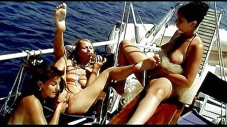 Lesbian threesome in a boat (in search of lost orgasm_03)