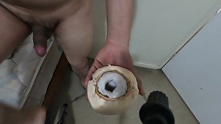 Coconut blowjob fuck