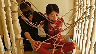 Asian Tied In Red