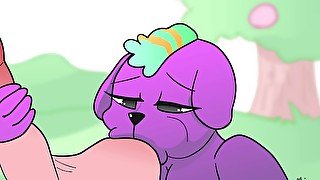 A Purple Furry Needs Cock