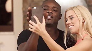 VIP4K Interracial adventures with black fellow make stunner wet