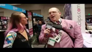 Vicky Vixxx with Jiggy Jaguar AEE 2019 Interview Las Vegas NV Hard Rock