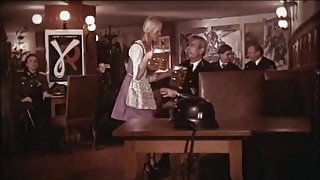Nazi soldiers fuck cute girls in vintage Italian movie