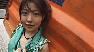 Sexy Japanese street hooker gets fucked passionately on the bed