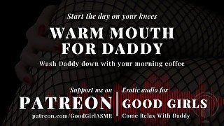 [GoodGirlASMR] Wash Daddy's taste down with your morning coffee