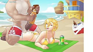 Panthea Casey Fucked Deep With Furry Horse BigDick Creampy On Public Beach Flash Animation Sex Fuck