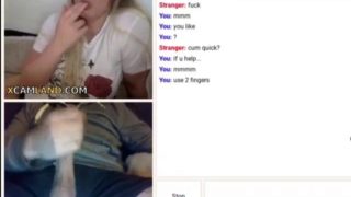 Blondie Teases Omegle Dude