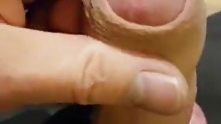 Big Uncut Foreskin Penis Closeup