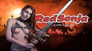 Big Tits Hottie Red Sonja Is Eager To Fuck You VR Porn