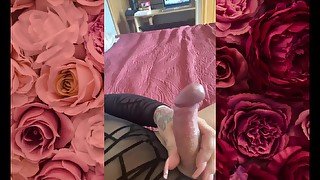 Masturbating and enjoying delicious