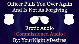 Riding An Officer's Fat Cock In His Patrol Car [Tit Sucking] [Spanking] (Erotic Audio for Women)