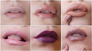 Using Lip Plumper & 4 Lipsticks on Swollen Lips