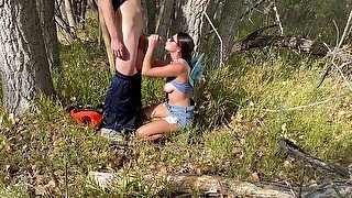 Thumperrealgood - Fit College teen 18+ Takes Big Dick Outdoors!! Hot Girl With Big Tits Fucks Outside