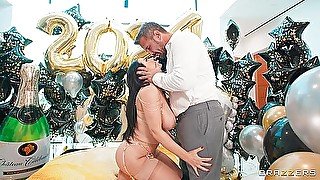 Br New Years Smash Tit With Manuel Ferrara And Angela White
