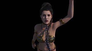 4K 3d animated slave demo