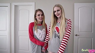 Lucky guy gets his dick pleasured by Emma Starletto and Natalie Knight