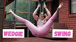 Wedgie girl wedgie swing hanging wedgie funny video panties rip panties break