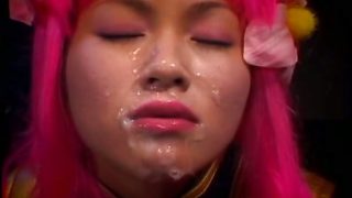 Horny Kao Sugimori receives a massive cum facial