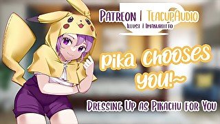 Girlfriend Dresses up as Pikachu for You (F4A)