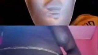 African Hoe Masturbating on IG Live