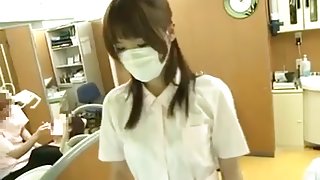 Japanese dental assistant