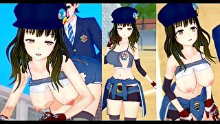 【エロゲーコイカツ！】Final Fantasy 7(FF7 Remake)キリエ・カナン 3DCG巨乳アニメ動画[Hentai Game Koikatsu!Kyrie Canaan (Anime3D